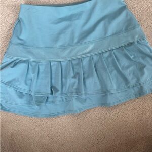 Lucky in Love Light Blue A-Line Skirt